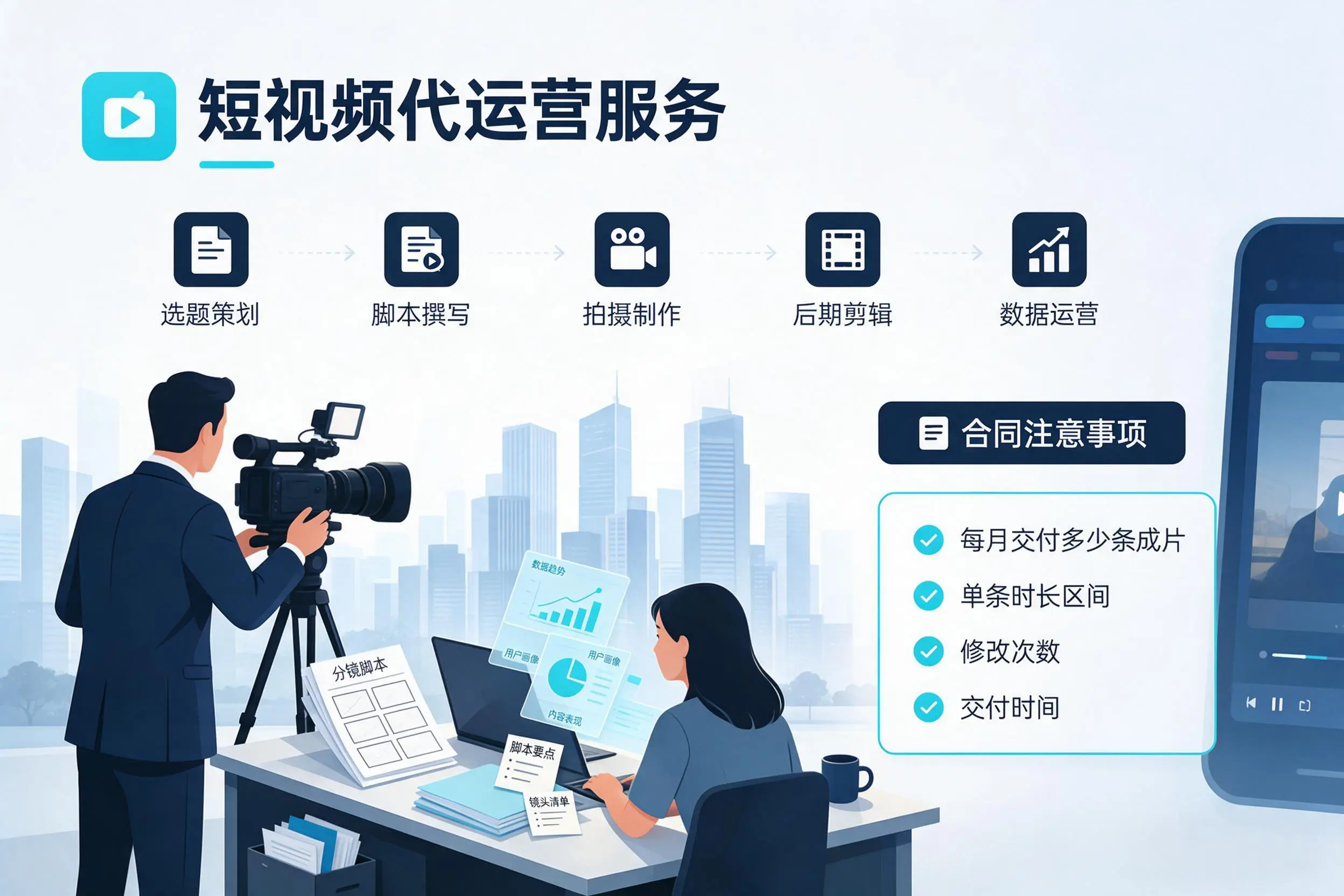 短视频代运营包含哪些服务?忻州企业常见问题科普