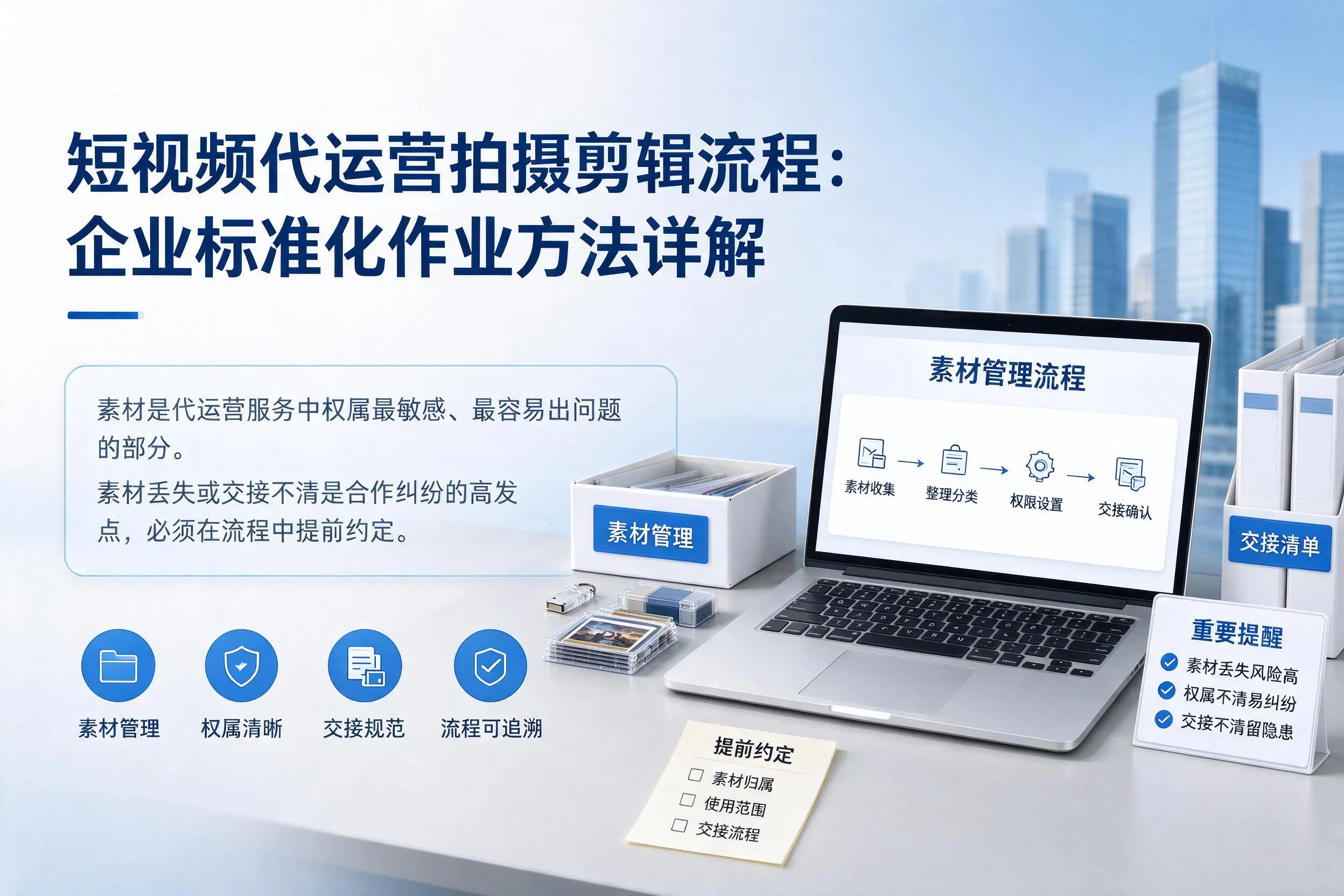 短视频代运营拍摄剪辑流程：忻州企业标准化作业方法详解